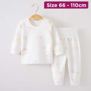 Autumn Cotton Pajama Korean Design Set For Kids