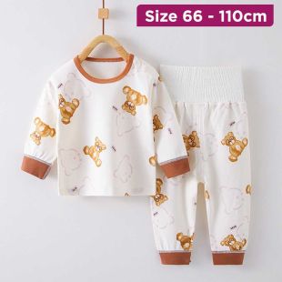 Korean Design Cotton Pajama Set For Kids