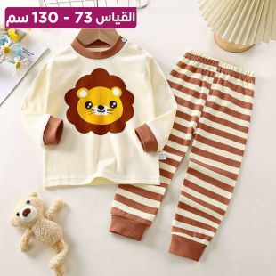 بيجامة قطن بتصميم Little Lion للأطفال