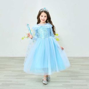 فستان تنكري بتصميم Princess Elsa للبنات