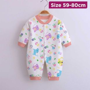 Baby Cotton Romper Birds Chirp Design