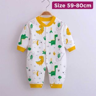 Baby Cotton Romper Small Tree Design