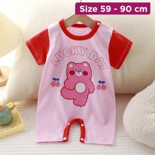 Baby Ultra Soft Pure Cotton Open-Bottom Crawler Outfit