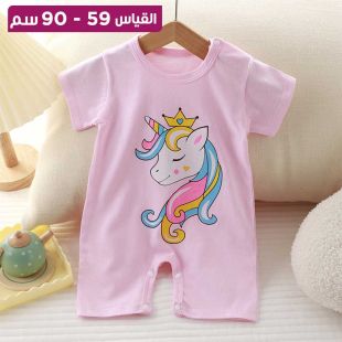 ملابس صيفية للأطفال حديثي الولادة من القطن