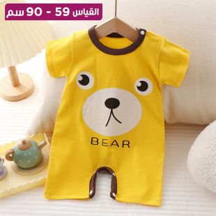 ملابس صيفية للأطفال حديثي الولادة من القطن