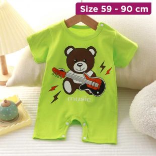 Newborn Pure Soft Cotton Open-Bottom Crawler Outfit