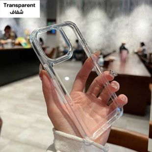 غطاء حماية أكريليك لهاتف آيفون 16 - شفاف