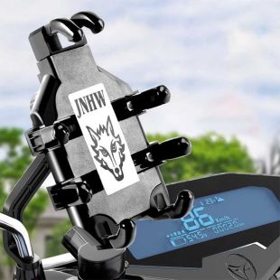 ستاند هاتف Octa للدراجات النارية مثبت بالمرآة الخلفية