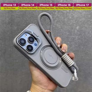 غطاء حماية مغناطيسي مع سوار لهواتف أيفون