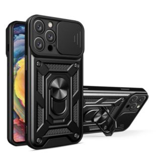 غطاء حماية ضد الصدمات مع ستاند لهاتف iPhone 16