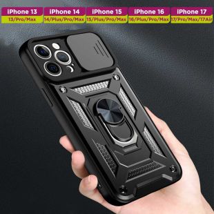 غطاء حماية ضد الصدمات مع ستاند لهواتف أيفون