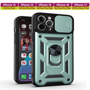غطاء حماية ضد الصدمات مع ستاند لهواتف أيفون