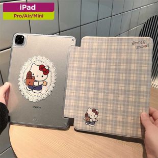Cartoon Kt Cat Protective Case for iPad