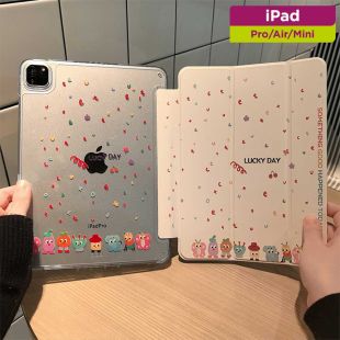 غطاء حماية كرتوني بتصميم Pink Monster  للآيباد