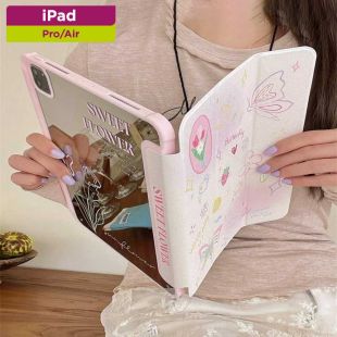 Butterfly Floral Protective Case for iPad