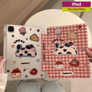 غطاء حماية مغناطيسي متعدد الطيات بتصميم Red Cow للآيباد