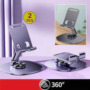 Rotating Adjustable Desktop Phone Stand - 2Pcs