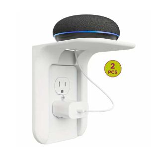 No-Drill Socket Storage Shelf Rack - 2Pcs