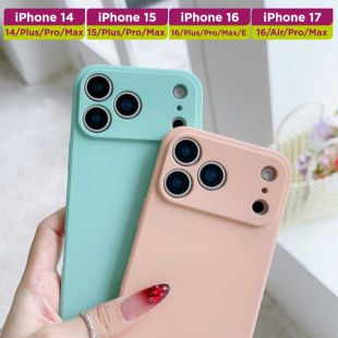 Silicone iPhone Anti Fall Case with All Inclusive Lens Protection