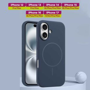 Luxurious Magnetic Silicone Protective Case for iPhone