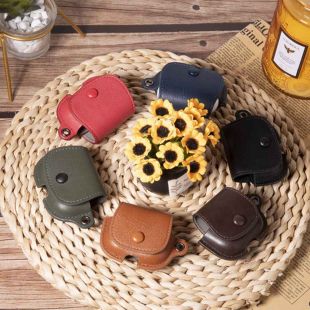 غطاء حماية جلد أنيق لسماعات AirPods