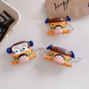 غطاء حماية بتصميم Fat Tiger لسماعات AirPods