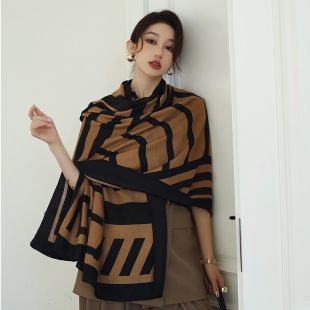 Cotton Linen Z Design Scarf for Women 85 x 180 cm