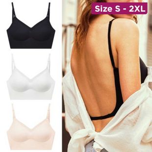 U-Shaped Backless Bra with Comfort Straps