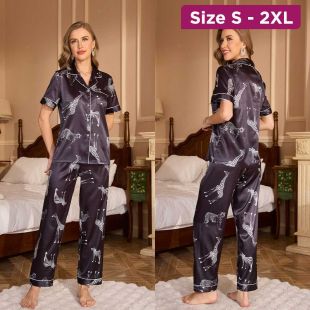 Summer Set with Animal Shadow Design for Women