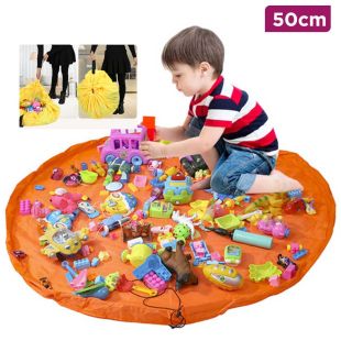 Toy Storage Bag with Kids’ Play Mat - 50 cm