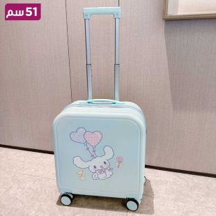 حقيبة سفر أطفال بتصميم Blue-Eared Dog مع عجلات - 51 سم