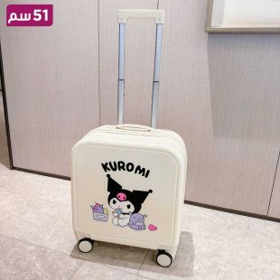 حقيبة سفر أطفال بتصميم Kumihimo مع عجلات - 51 سم