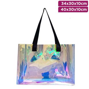 Glitter Waterproof Shoulder Bag with Blank Fantasy Design