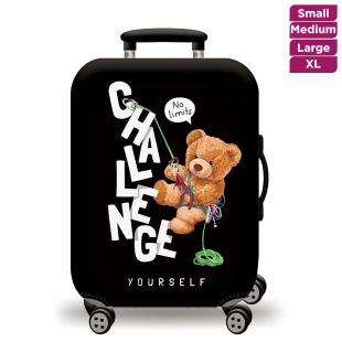 Elastic Protective Cover Climber Bear for Travel Luggage