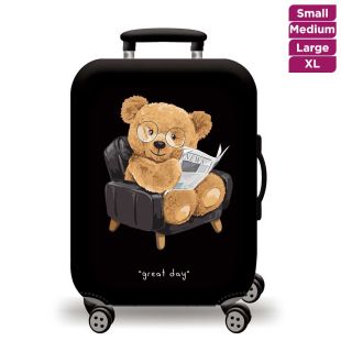Elastic Protective Cover Reader Bear for Travel Luggage