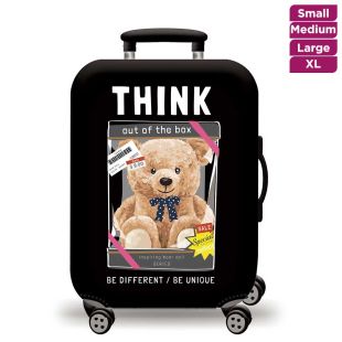 Elastic Protective Cover Think Bear for Travel Luggage