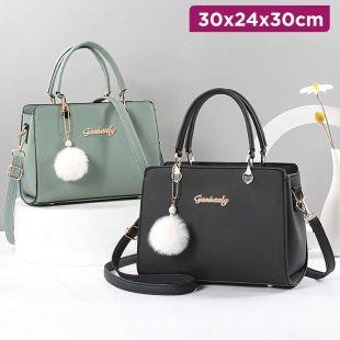 Women's Stylish Shoulder Handbag - 30 x 24 x 13 cm