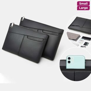 Men's Waterproof PU Leather Business Handbag
