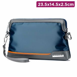 Compact Oxford Cloth Crossbody Bag - 23.5 x 14.5 x 2.5 cm