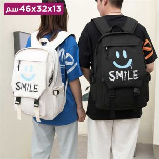 حقيبة ظهر بتصميم Smiling أنيق - 46 × 32 × 13 سم