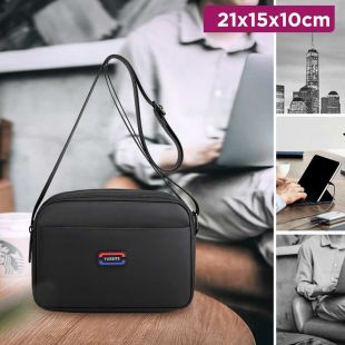 Small Nylon Crossbody Bag - 21 x 15 x 10 cm