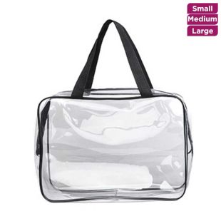 Transparent Waterproof Makeup and Hygiene Bag