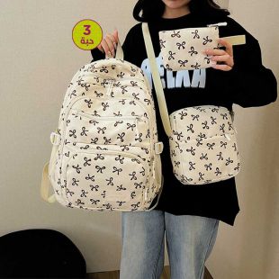 مجموعة حقيبة ظهر عصرية 3 قطع