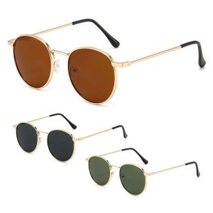 Retro Influencer Metal Aviator Sunglasses