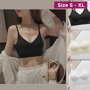 U-Shaped Seamless Padded Bralette for Women