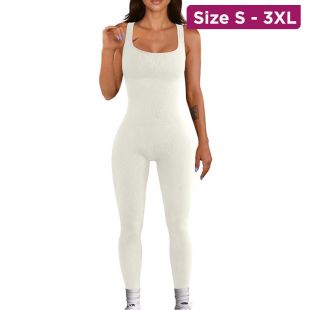 Slim Fit Vest Jumpsuit for Women