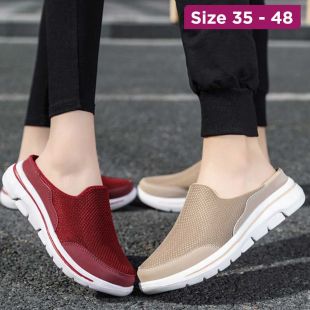 Comfortable Open Back Mesh Shoe For Women