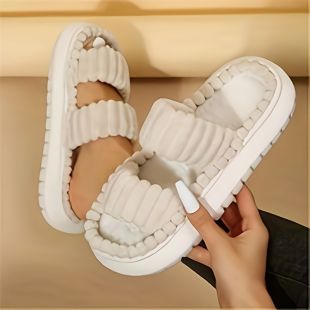 Double Strap Soft Slippers