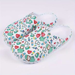Comfortable Slippers with Doctor Design for Women