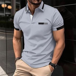 تيشيرت بولو بجيب أمامي أنيق للرجال